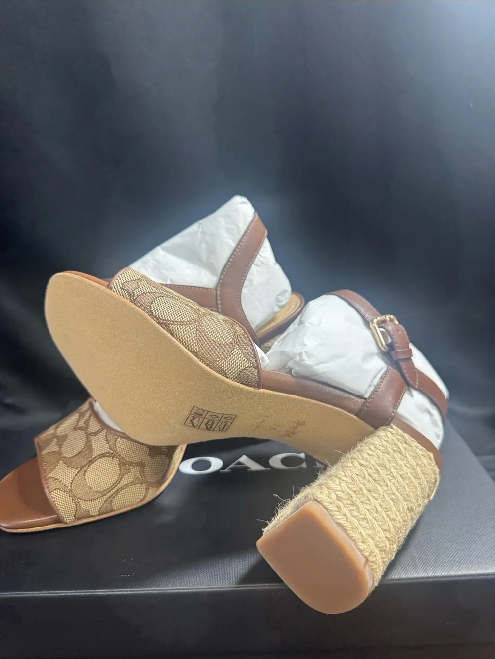 Coach wedge sandal